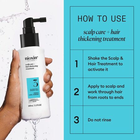 Tratament leave-in anticadere pentru par vopsit Scalp + Hair System 3, 100 ml, Nioxin 711816