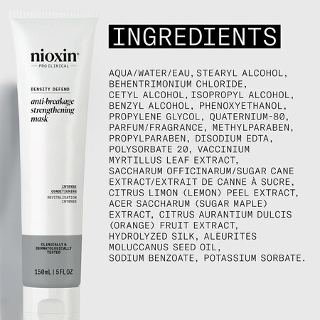 Masca de par fortifianta Density Defend, 150 ml, Nioxin 711860