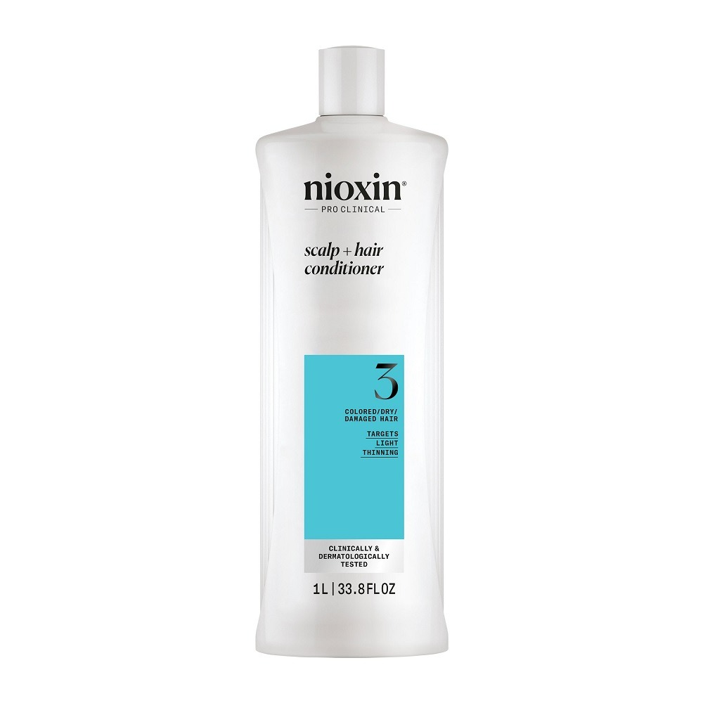 Balsam fortifiant impotriva ruperii pentru par vopsit sau deteriorat System 3, 1 litru, Nioxin