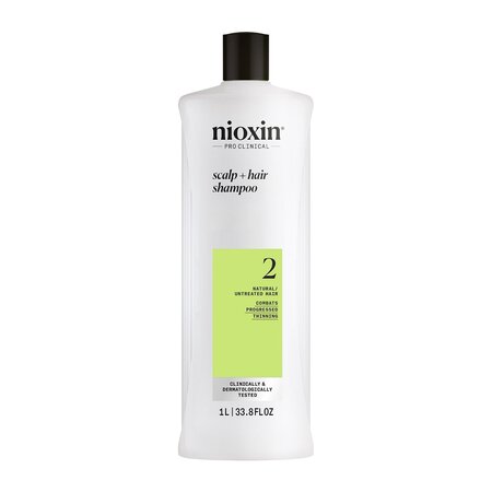 Sampon fortifiant impotriva ruperii pentru par afectat de subtiere avansata System 2, 1 litru, Nioxin