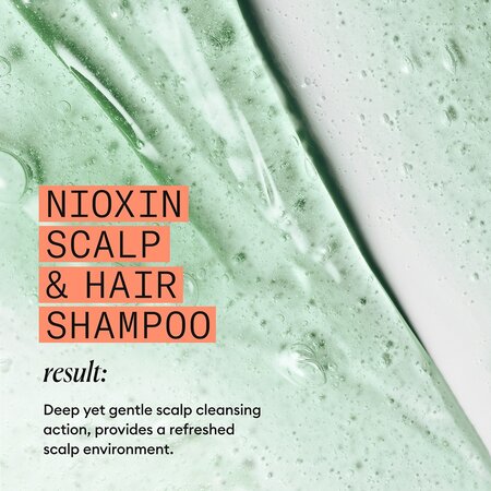 Sampon impotriva caderii parului pentru stadiu avansat Scalp + Hair System 4, 300 ml, Nioxin 711895
