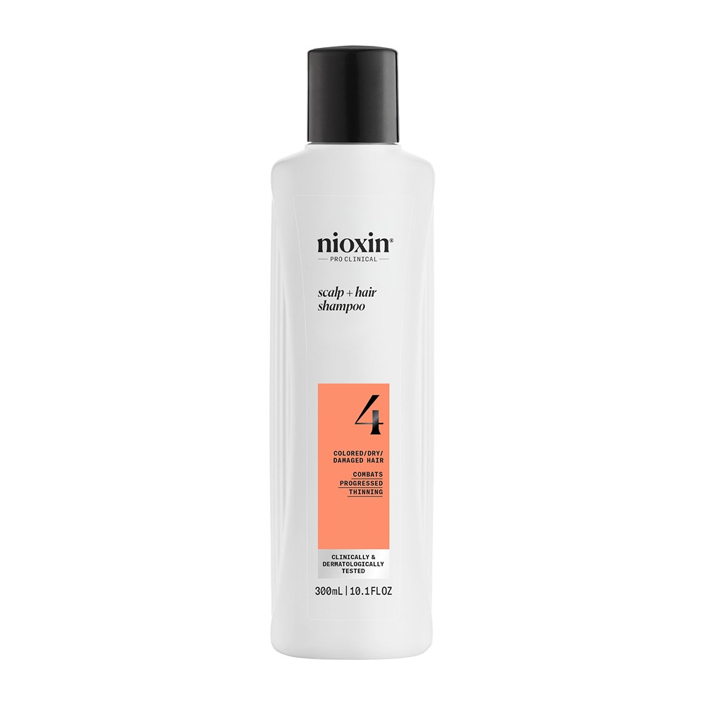 Sampon impotriva caderii parului pentru stadiu avansat Scalp + Hair System 4, 300 ml, Nioxin