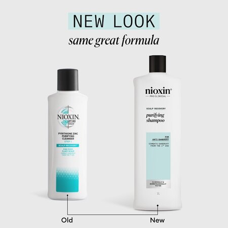 Sampon purificator antimatreata pentru scalp iritat Scalp Recovery, 1 litru, Nioxin 711927