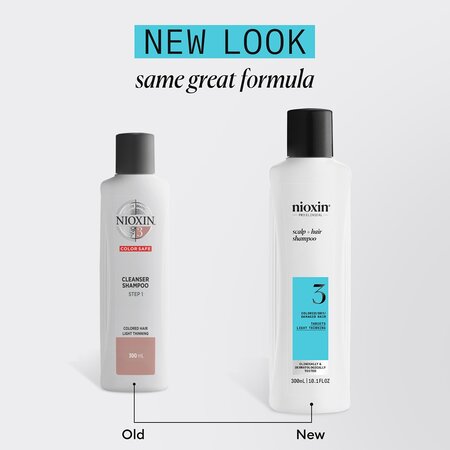 Sampon anticadere pentru par vopsit System 3 Scalp+Hair, 300 ml, Nioxin 711966