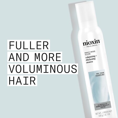 Spuma de par pentru volum si densitate Density Defend Styling Volumizing + Thickening Mousse, 200 ml, Nioxin 711968