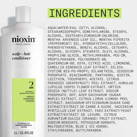 Balsam impotriva ruperii parului afectat de subtiere avansata System 2, 1 litru, Nioxin 711996
