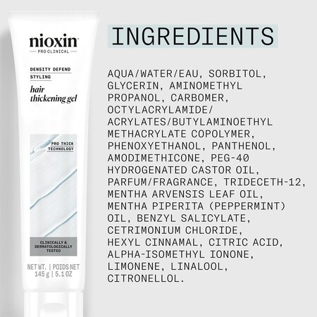 Gel de par pentru volum si textura Density Defend, 140 ml, Nioxin 712038