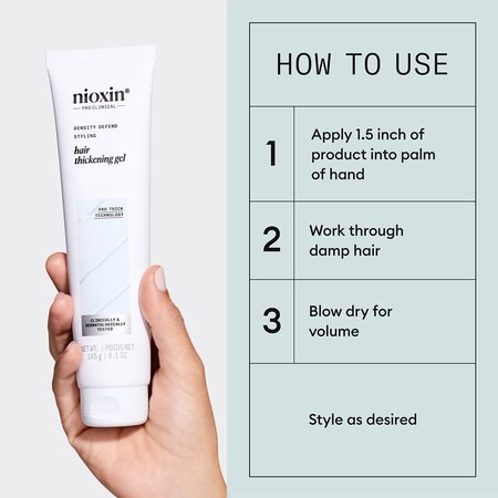 Gel de par pentru volum si textura Density Defend, 140 ml, Nioxin 712040