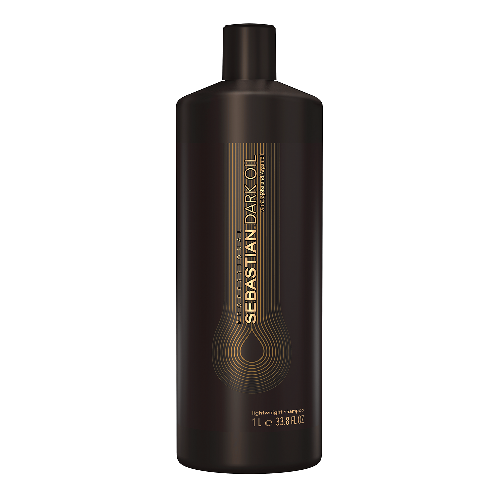 Sampon cu ulei de argan si jojoba Dark Oil, 1 litru, Sebastian Professional