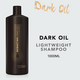 Sampon cu ulei de argan si jojoba Dark Oil, 1 litru, Sebastian Professional 712080