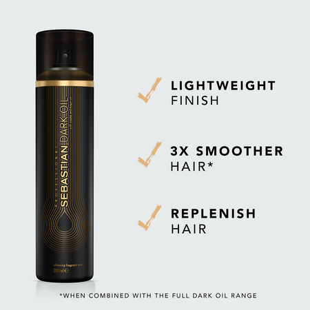 Spray de par cu ulei de argan si jojoba Dark Oil, 200 ml, Sebastian Professional 712130