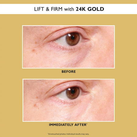 Patchuri cu gel pentru conturul ochilor 24K Gold Firming, 60 bucati, Peter Thomas Roth 712168