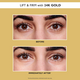 Patchuri cu gel pentru conturul ochilor 24K Gold Firming, 60 bucati, Peter Thomas Roth 712169