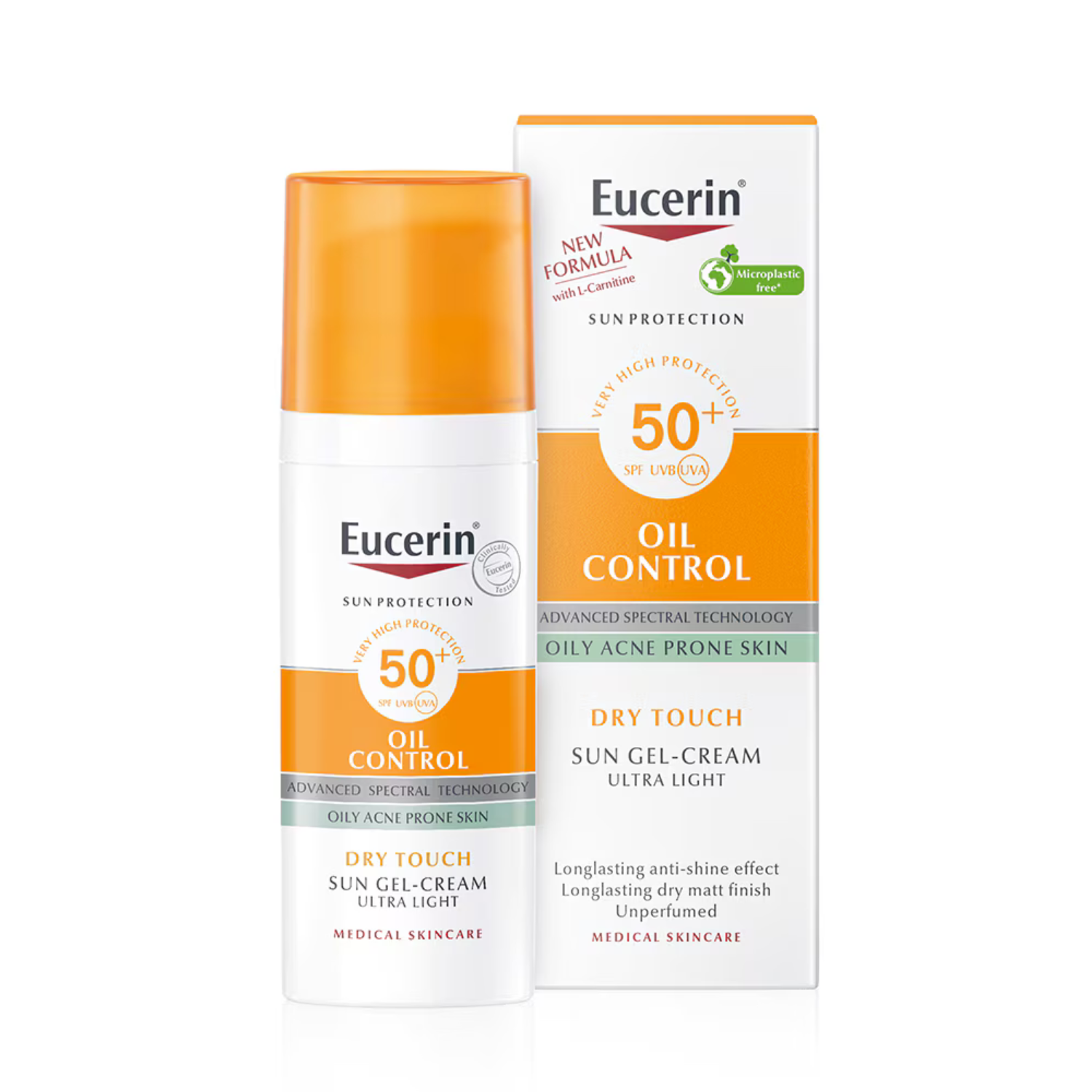Crema gel cu protectie solara SPF 50+ Sun Protection Oil Control, 50 ml, Eucerin