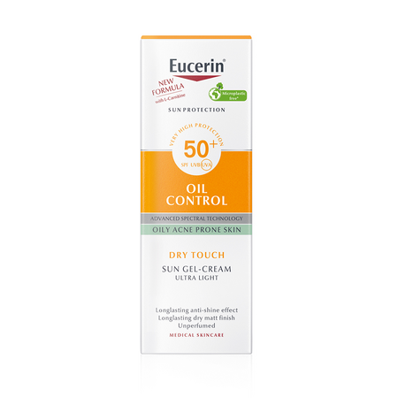 Crema gel de fata cu SPF50 Oil Controll, 50 ml, Eucerin 712874