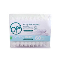 Betisoare igienice de urechi Baby, 60 buc, Ops