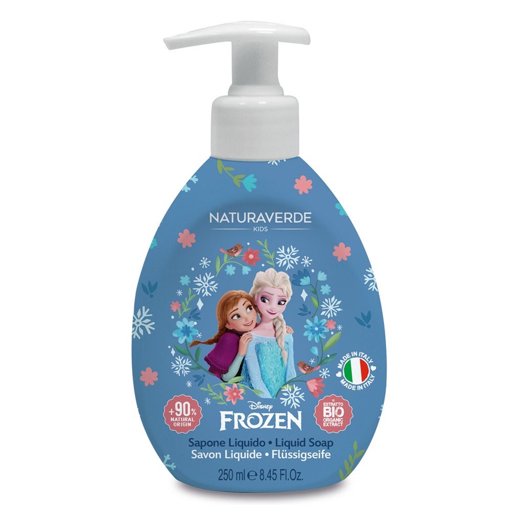 Sapun lichid pentru copii, Frozen, 3 ani+, 250 ml, Naturaverde