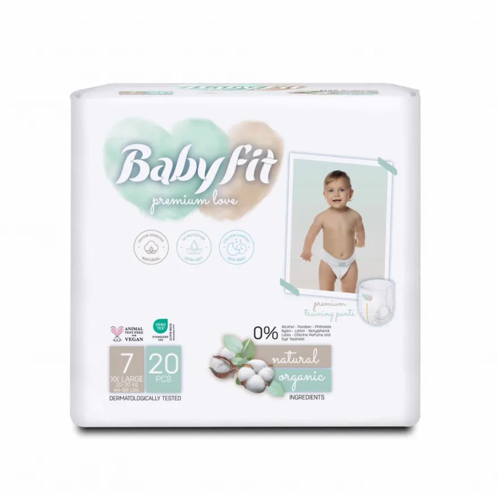 Scutece tip chilot, Nr. 7, 20-30 kg, 20 buc, Babyfit