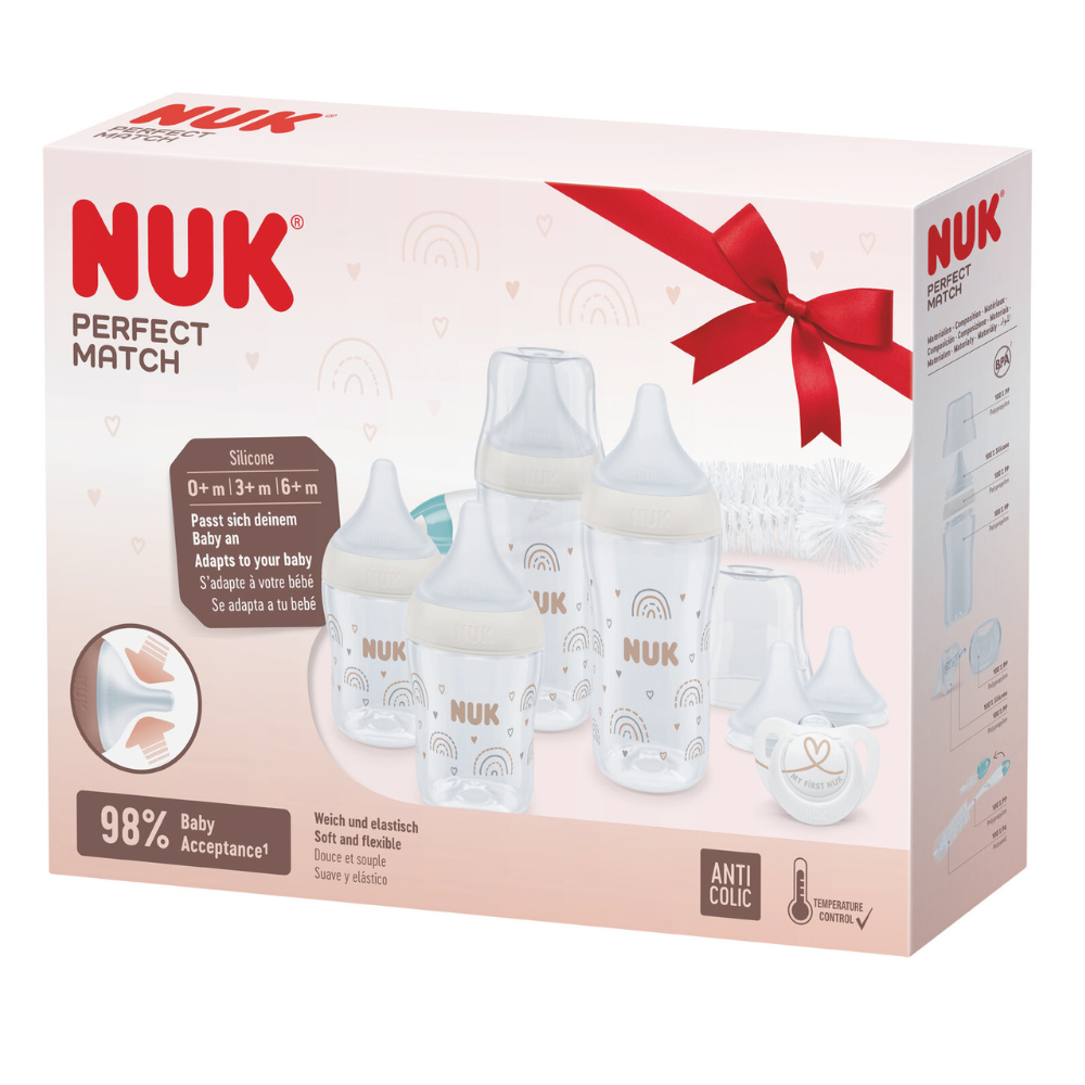 Set Perfect Match, 0-6 luni, Start Curcubeu, Nuk
