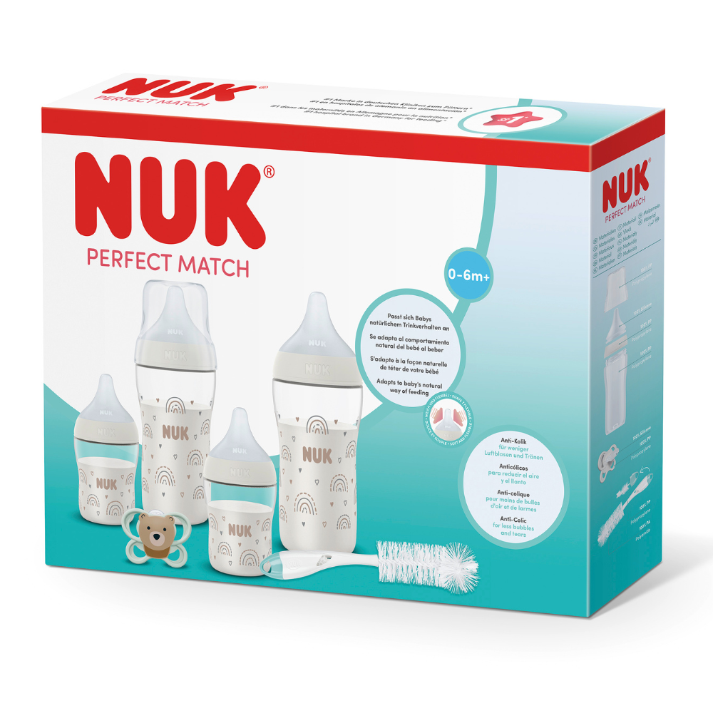 Set Perfect Match, Start Curcubeu, 0-6 luni, Nuk