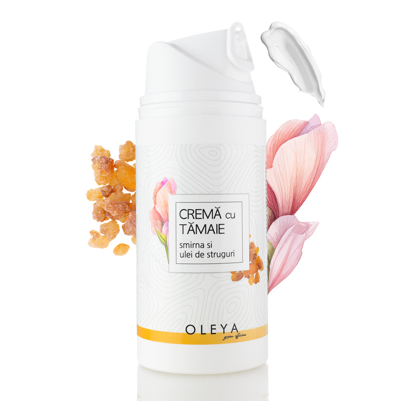 Crema antirid cu tamaie si smirna, 100 ml, Oleya