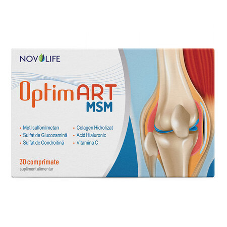 OptimArt MSM, 30 comprimate, Novolife