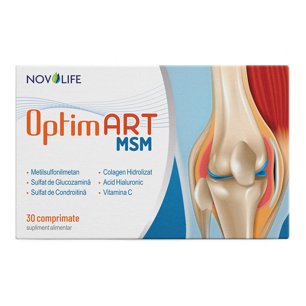 OptimArt MSM, 30 comprimate, Novolife