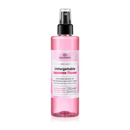 Spray de corp si par Unforgettable Japanese Flower, 250 ml, Equivalenza