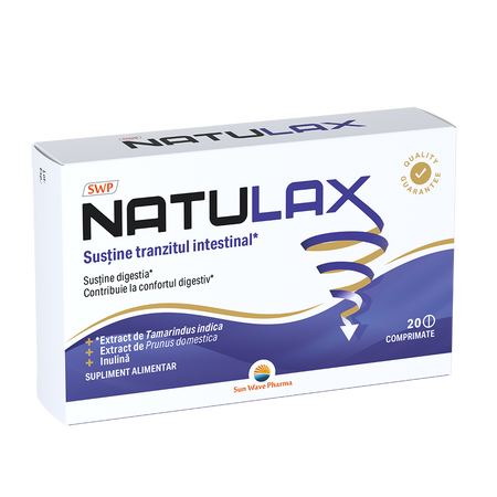 Natulax, 20 comprimate, Sun Wave Pharma