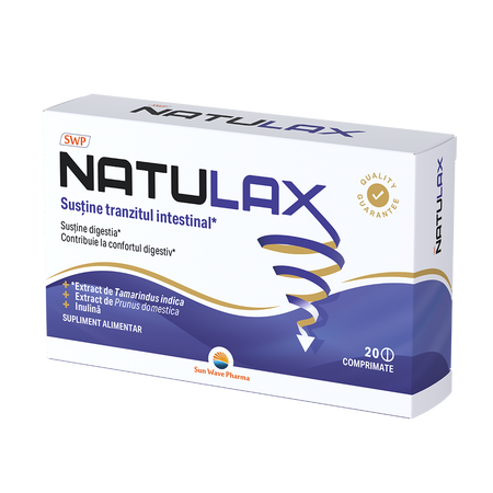 Natulax, 20 comprimate, Sun Wave Pharma 712376