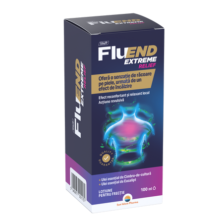 Lotiune pentru frectie frectie Fluend Extreme Relief, 100 ml, Sun Wave Pharma