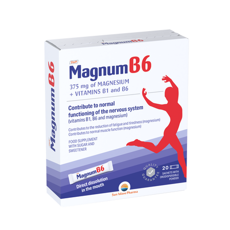 Magnum B6, 20 plicuri, Sun Wave Pharma