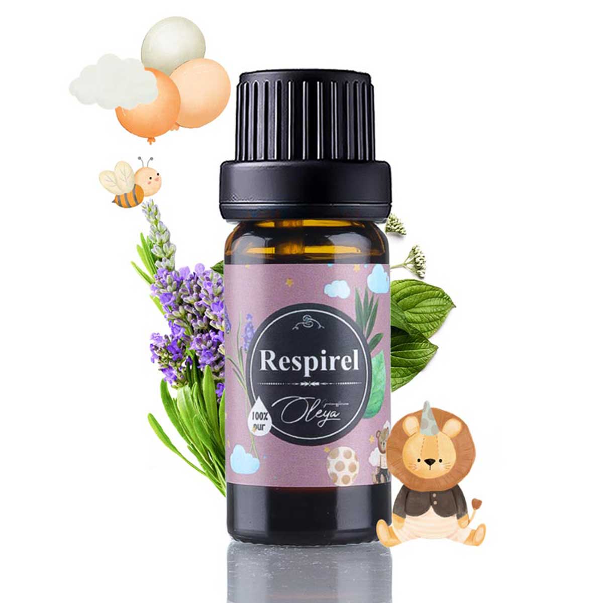 Ulei esential, Respirel, 10 ml, Oleya