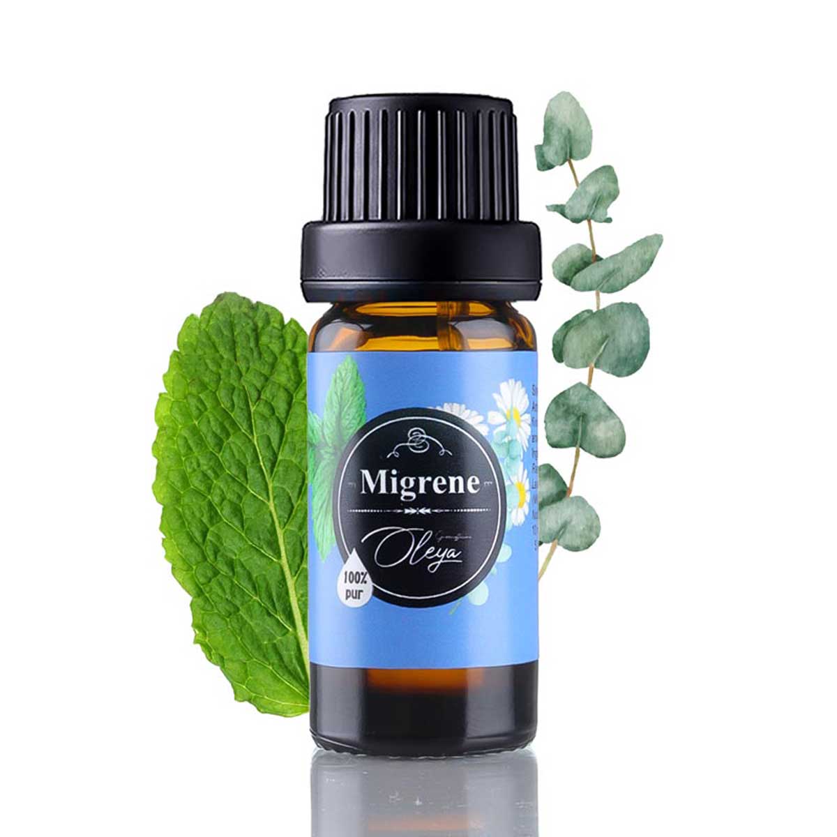 Ulei esential, Migrena, 10 ml, Oleya