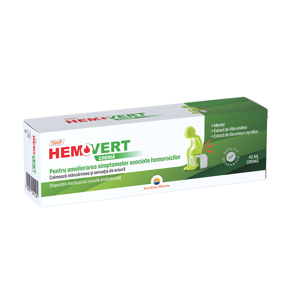 Hemovert Crema, 40 ml, Sun Wave Pharma