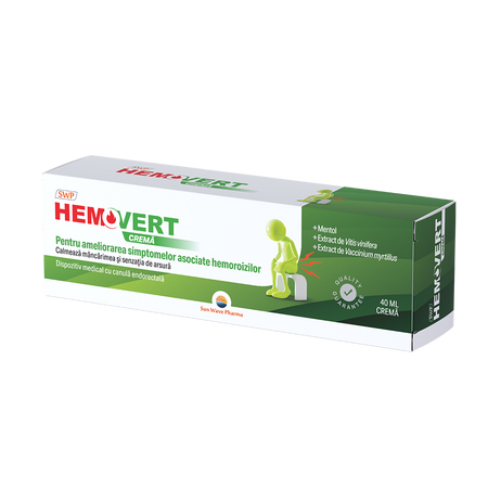 Hemovert Crema, 40 ml, Sun Wave Pharma 712446