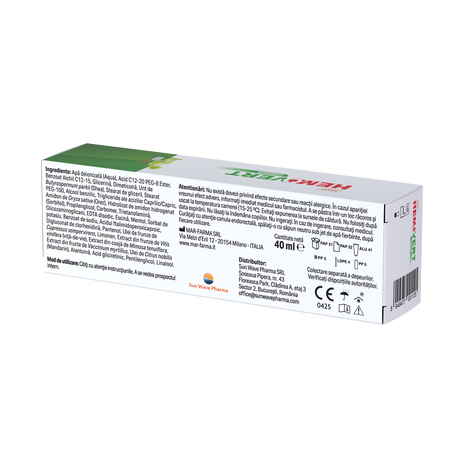 Hemovert Crema, 40 ml, Sun Wave Pharma 712447