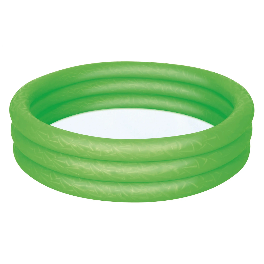Piscina gonflabila cu 3 inele pentru copii, 122x25 cm, +2 ani, Verde, Bestway