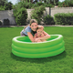 Piscina gonflabila cu 3 inele pentru copii, 122x25 cm, Verde, +2 ani, Bestway 712515