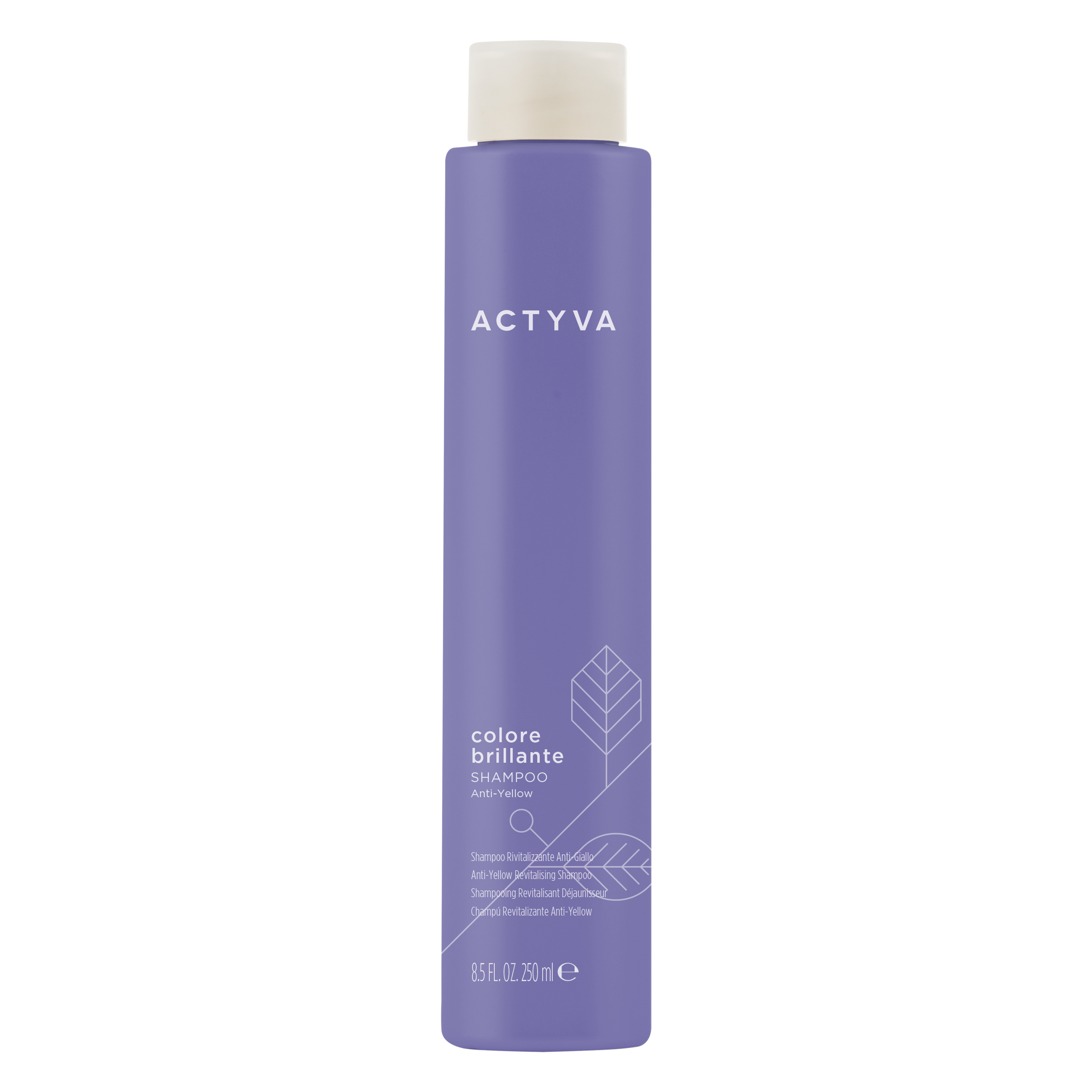 Sampon pentru neutralizarea tonurilor de galben Colore Brillante, 250 ml, Kemon