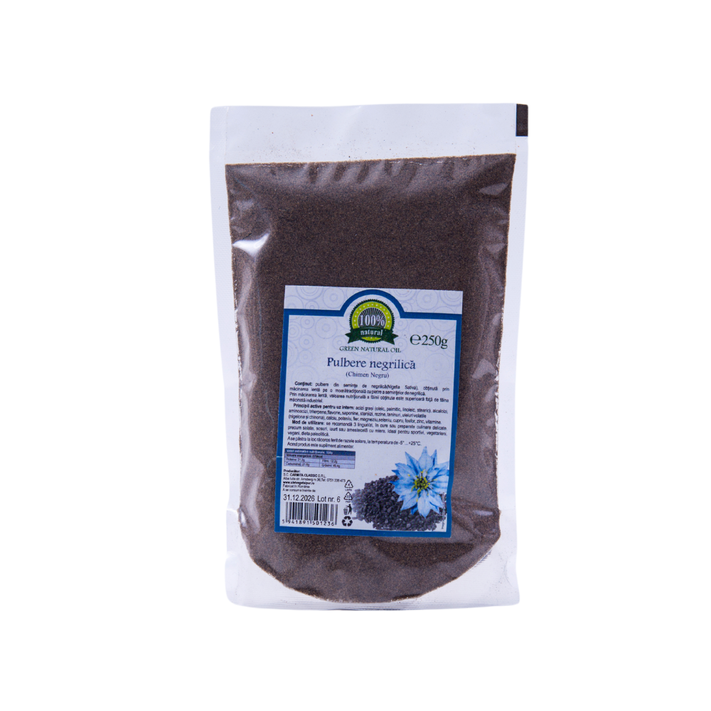 Pulbere de Negrilica, 250 g, Green Natural Oil