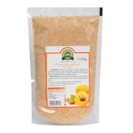 Pulbere din samburi de caise, 250 g, Green Natural Oil