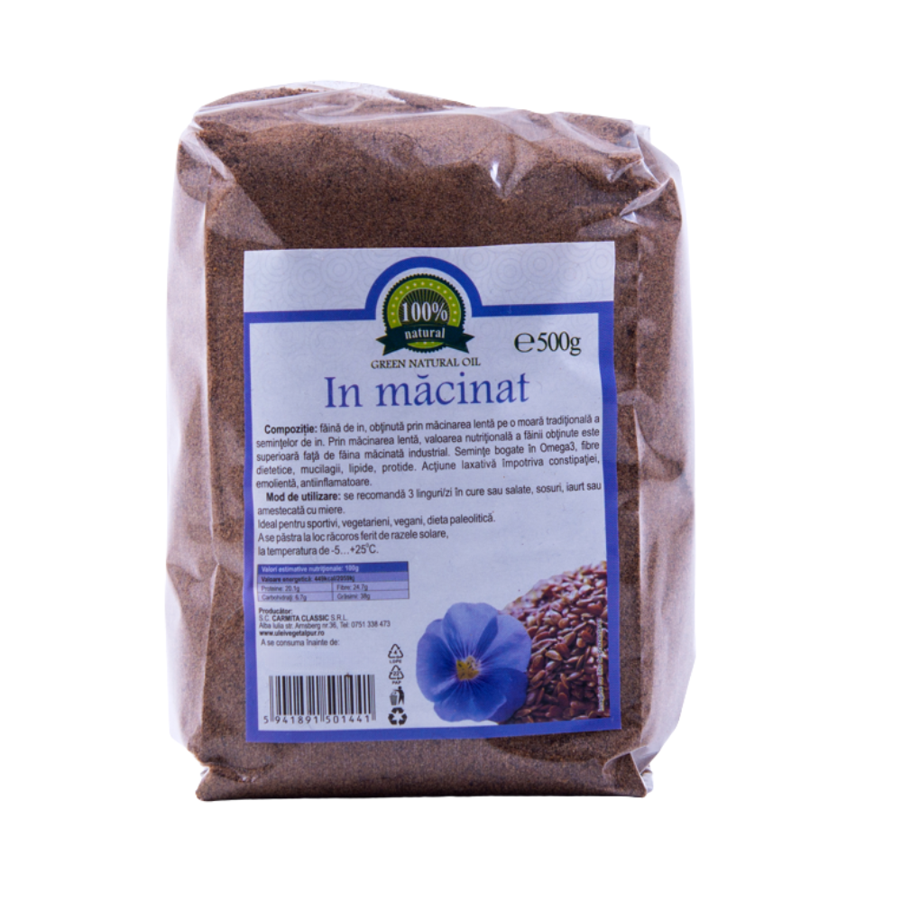 In macinat, 500 g, Green Natural Oil