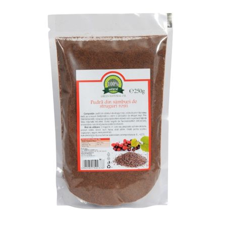 Pudra de struguri rosii, 250 g, Green Natural Oil