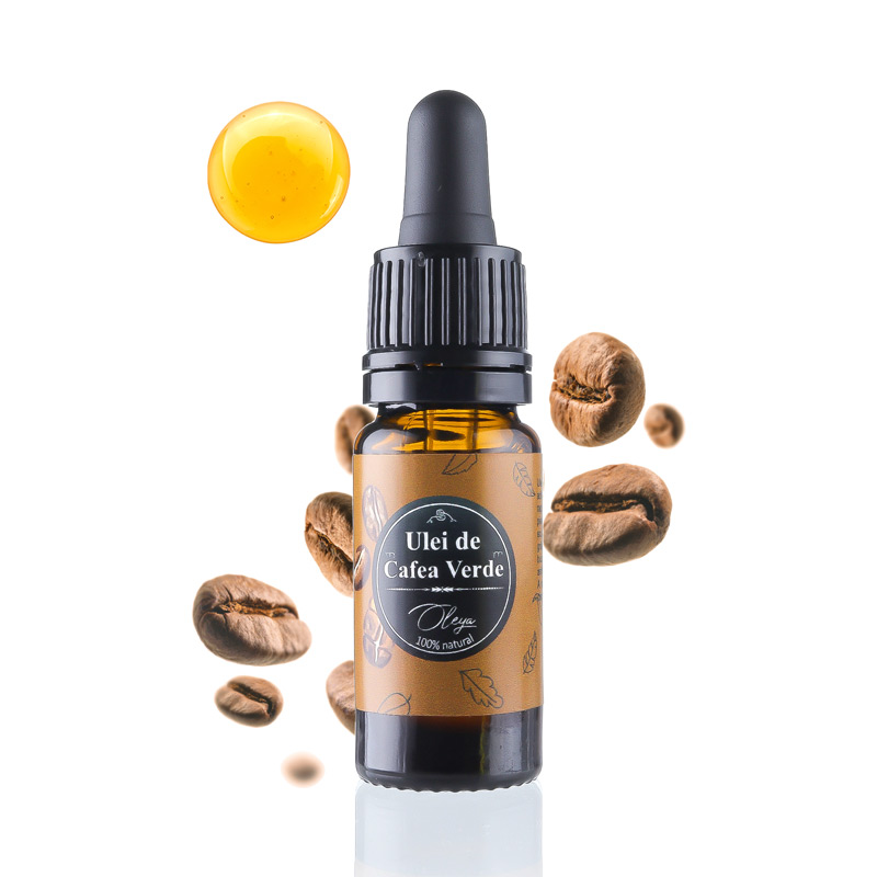 Ulei de cafea verde presat la rece, 10 ml, Oleya