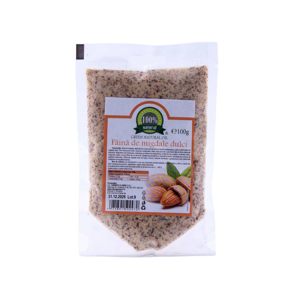 Faina de migdale dulci, 100 g, Green Natural Oil