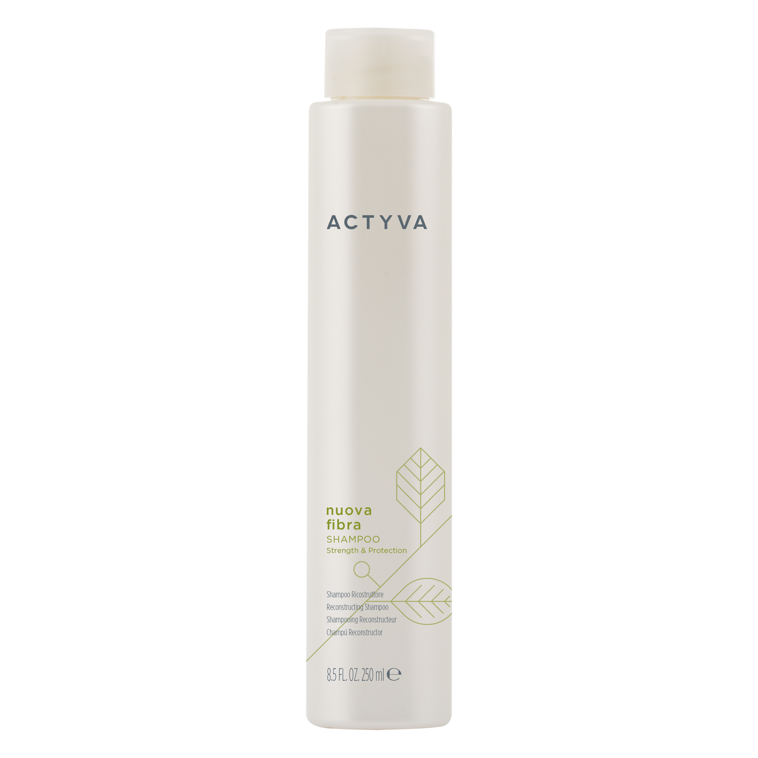 Sampon de reconstructie pentru par Nuova Fibra, 250 ml, Kemon