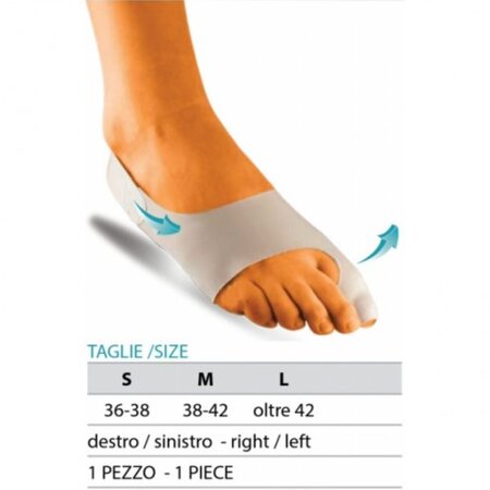 Orteza Hallux Valgus de zi pentru piciorul drept, Marimea M, 228, 1 bucata, Orione 712681