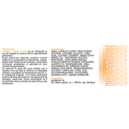 Cutaden repair crema, 50 ml, Antibiotice SA 713063