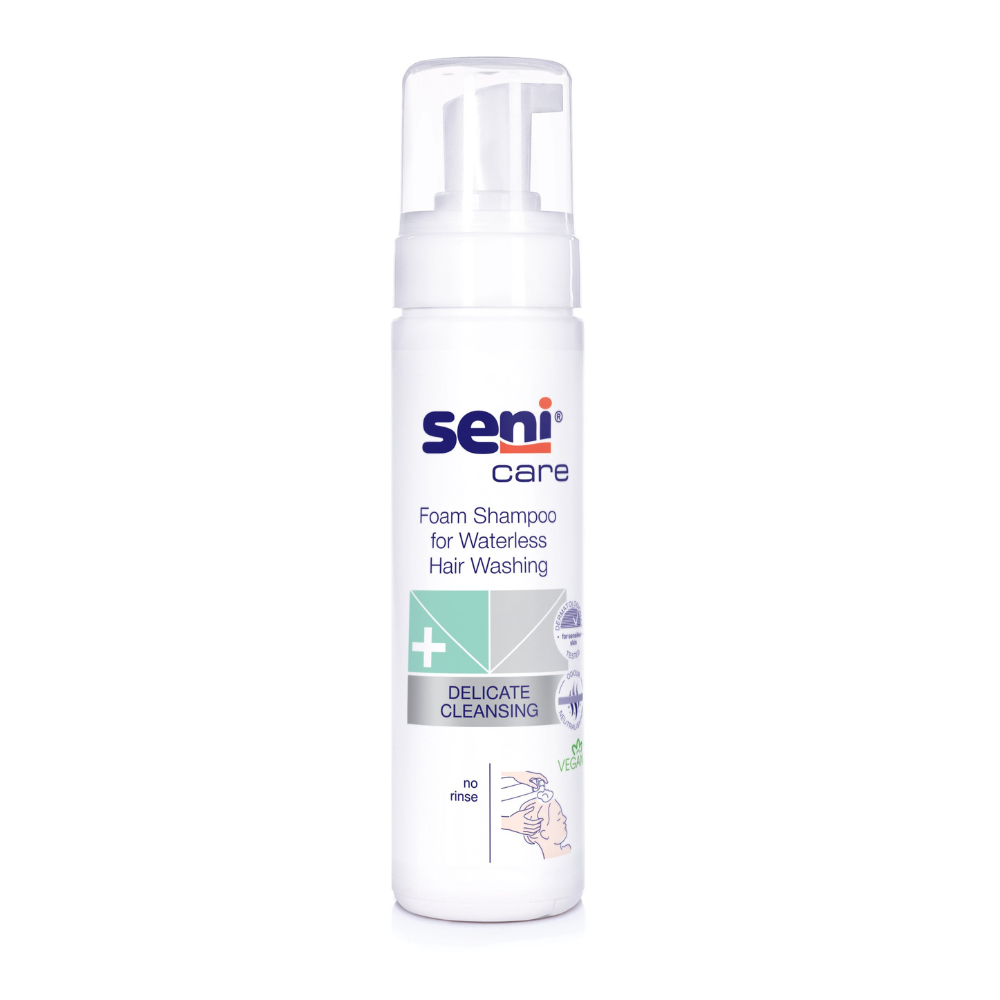 Sampon spuma pentru curatare fara apa, 200 ml, Seni Care